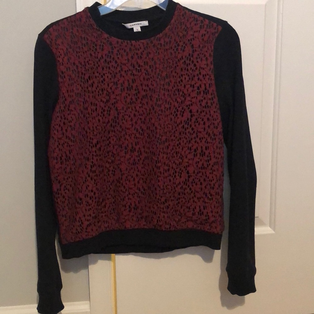 Carven Lace Pullover